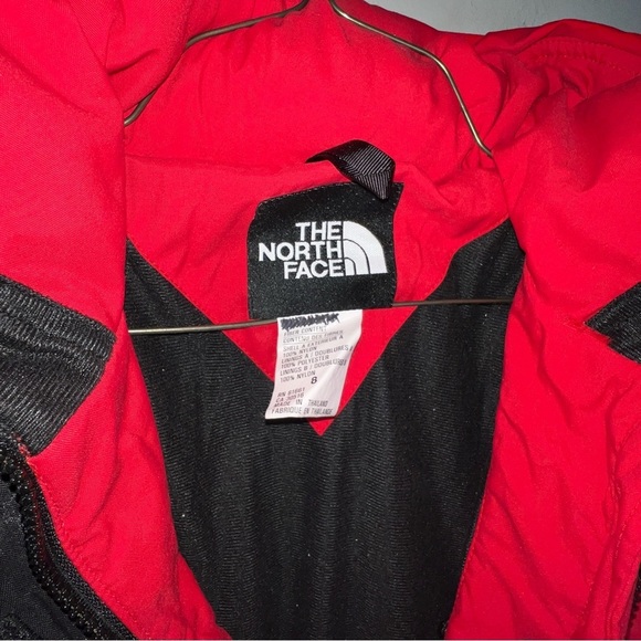 North Face Womens 8 Blue Ski Snowboard Jacket Coat Black Winter Snow Waterproof - Picture 8 of 10